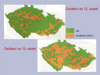 Osídlení+do+12.+století+les+osídlená+území+Osídlení+ve+13.+století.jpg