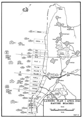 Invaze na Okinawu, Pláže Hagushi,1.duben1945.jpg